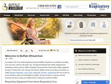 Tablet Screenshot of buffalowheelchair.com